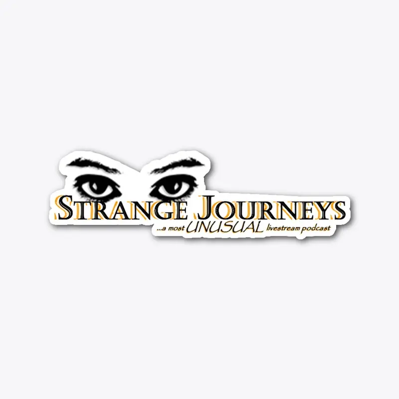 New Strange Journeys logo sticker