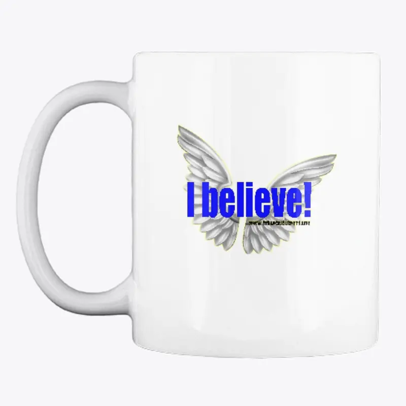 I Believe in Angels coffee mug