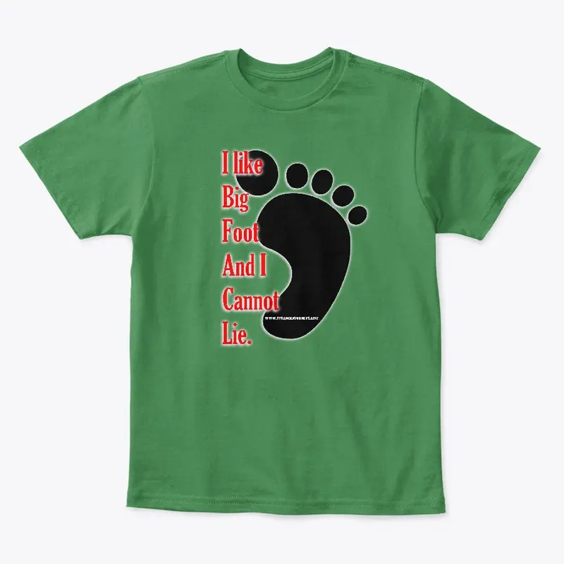 I Like Bigfoot! kids T