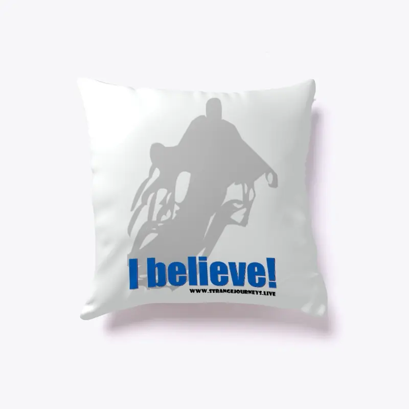 I Believe in Ghosts pillow